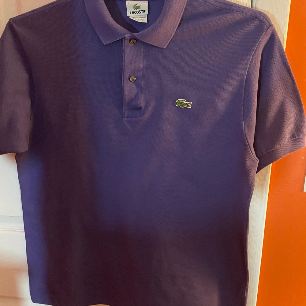 Lacoste Men's Purple Polo Shirt
